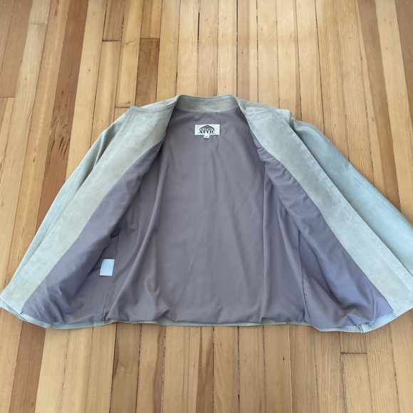 Vintage Leather Suede Jacket - Picture 7 of 12